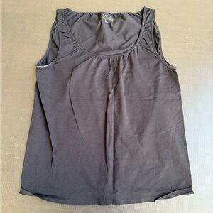 Ann Taylor Gray Sleeveless Tank Top